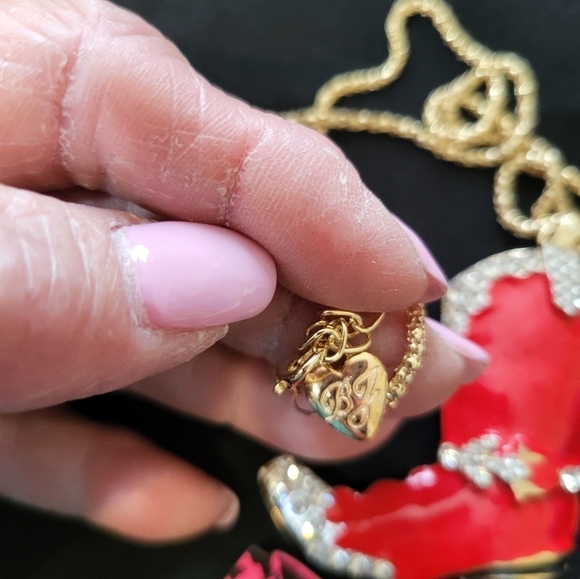 Red Cowboy Boot Necklace New - Picture 4 of 7